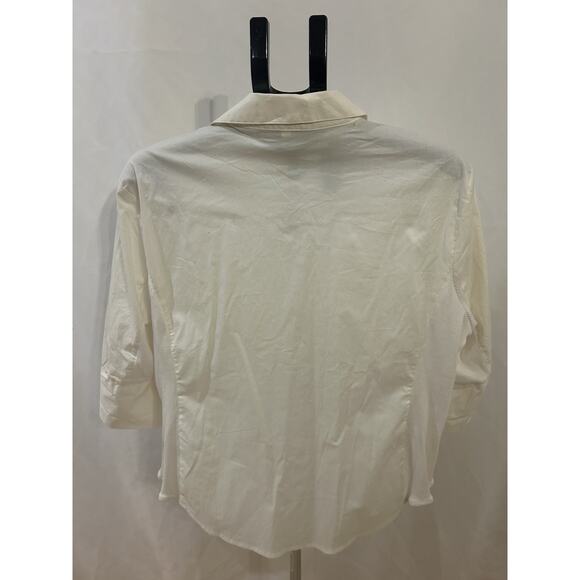 Hester & Orchard White Button Down Shirt Women's size XL - Picture 2 of 3